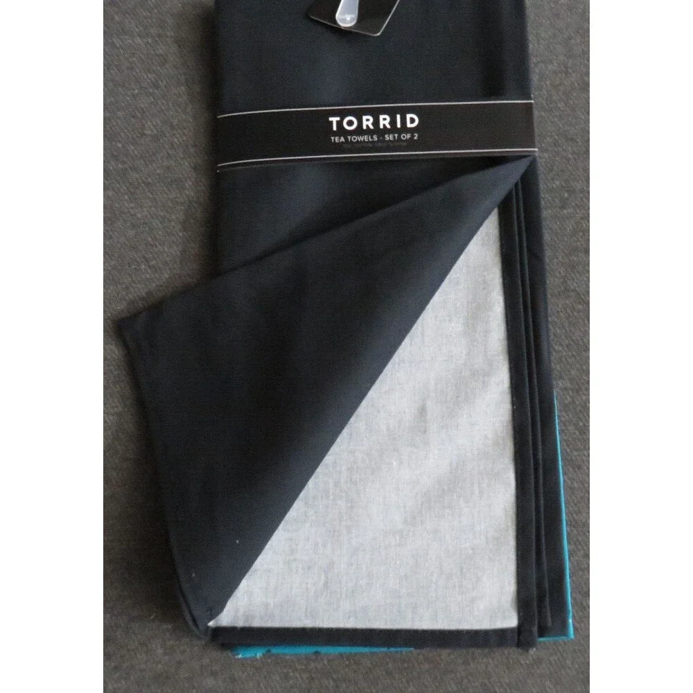 Torrid Set Of Two Cotton Tea Towels Butterfly